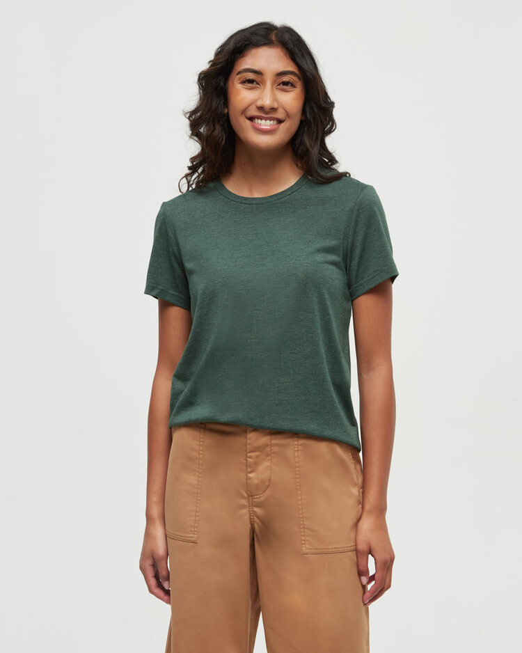 Tentree Tentree Winslow Tee (Womens) | Forest Pine Htr