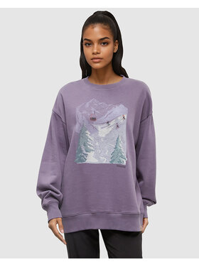 Tentree Tentree Alpine Oversized Crew (Womens) | Smokey Violet/Grey Dawn
