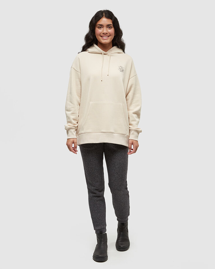 Tentree Tentree Understory Oversized Hoodie (Womens) | Warm Oak/Meteorite Blk