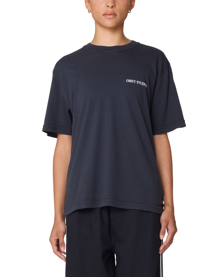 Obey Obey Mix Type City Roll Call Tee (Womens) | Black