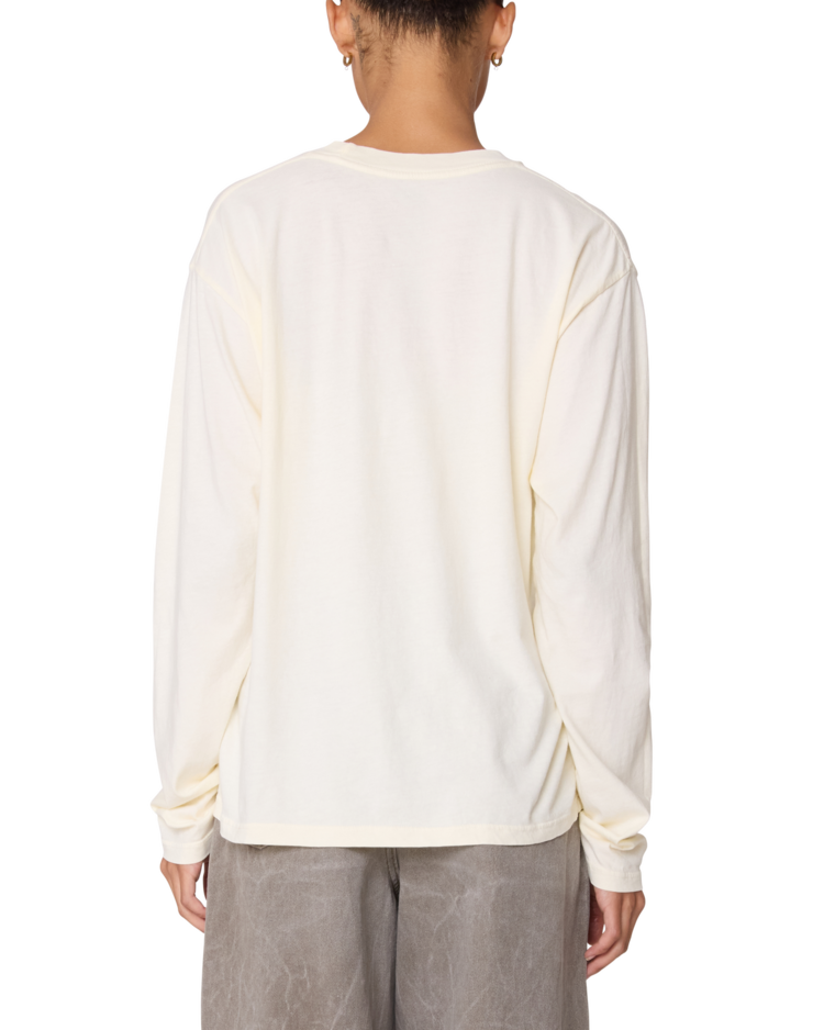 Obey Obey Notebook Doodle Ls Tee (Womens) | Unbleached