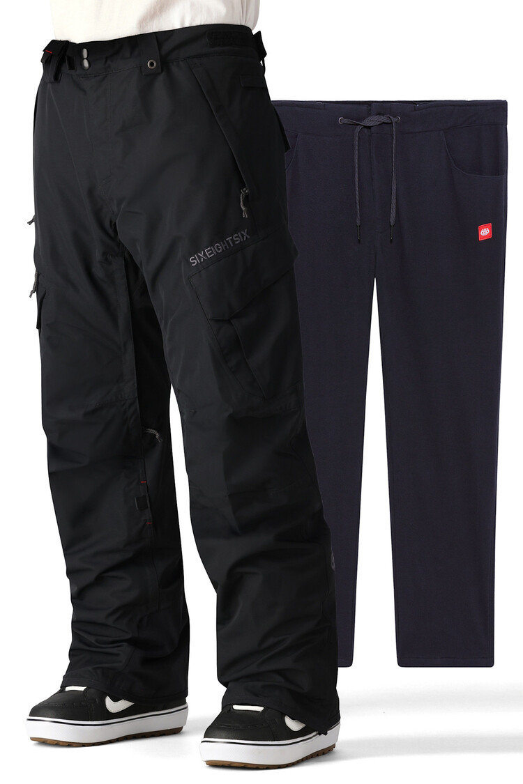 686 686 Mens Smarty® 3-In-1 Cargo Pant 2026 | Black