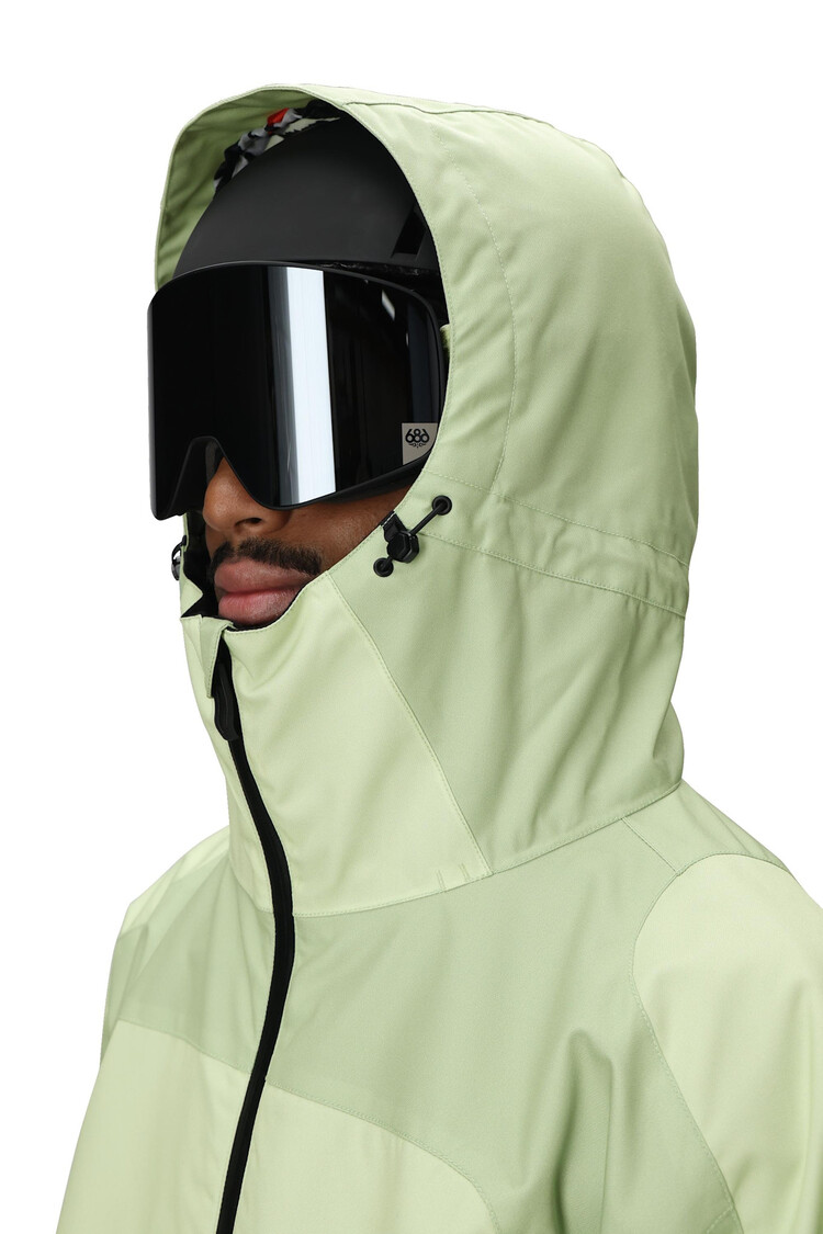 686 686 Huf Double H Shell Jacket 2026 (Mens) | Huf Green Clrblk