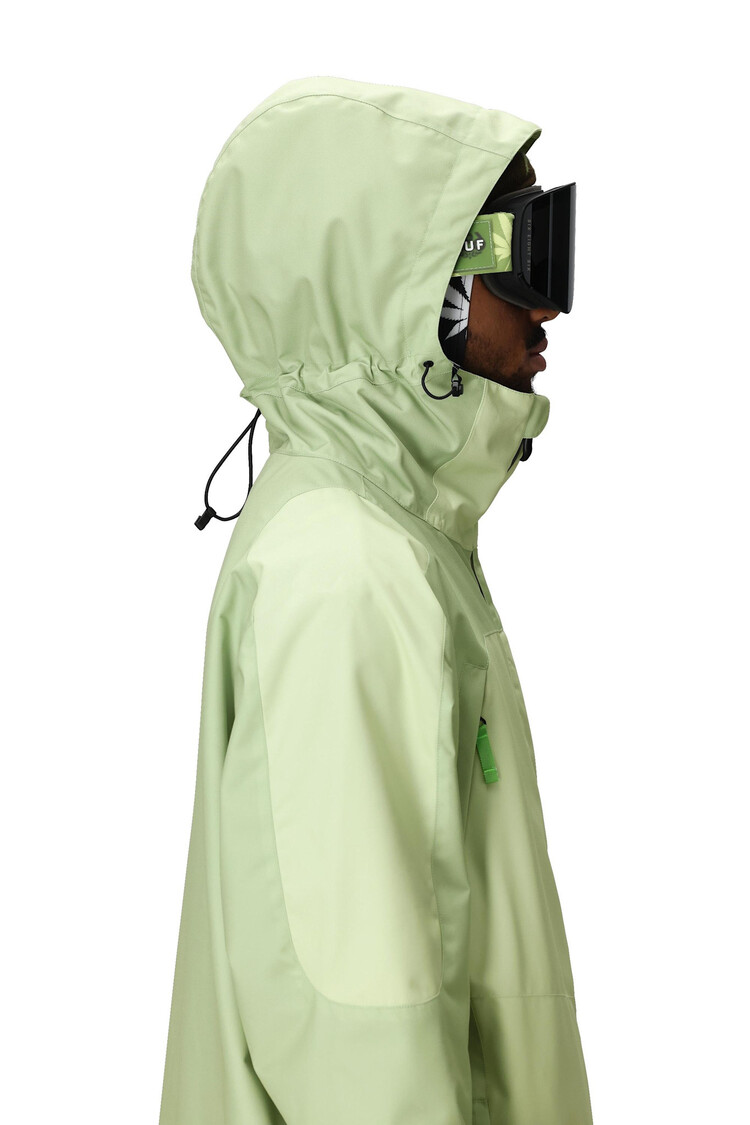 686 686 Huf Double H Shell Jacket 2026 (Mens) | Huf Green Clrblk