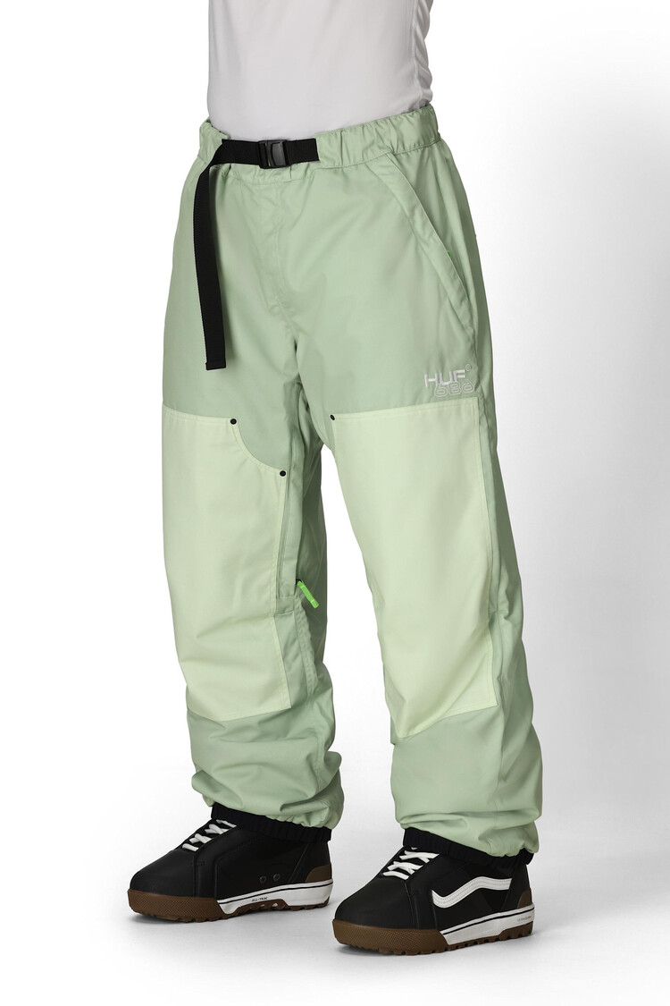 686 686 Huf Double H Shell Pant 2026 (Mens) | Huf Green Clrblk