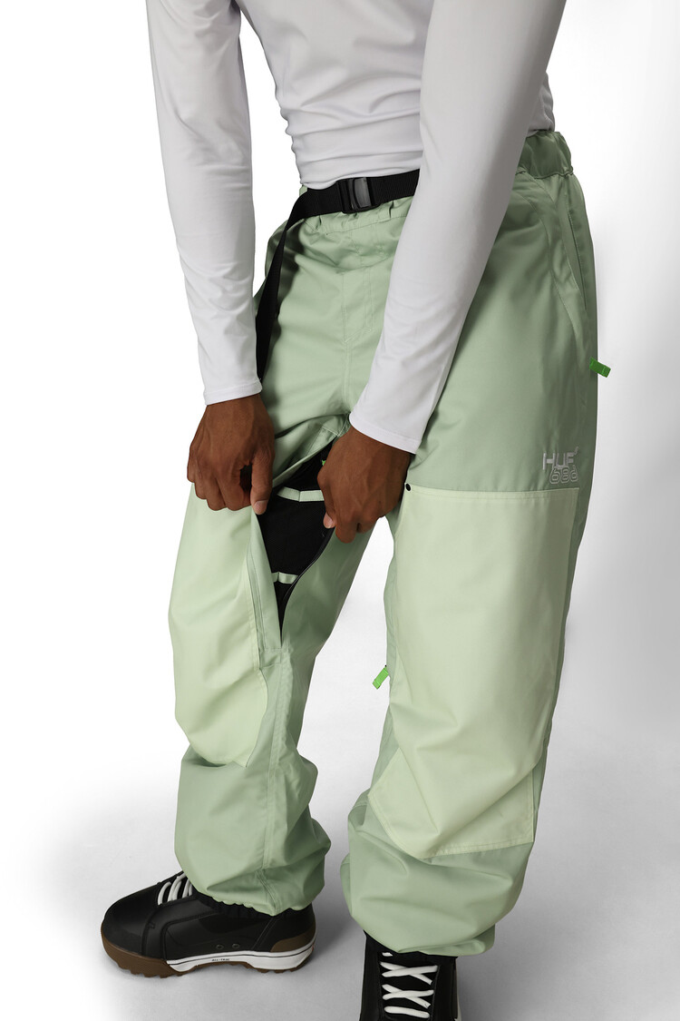 686 686 Huf Double H Shell Pant 2026 (Mens) | Huf Green Clrblk