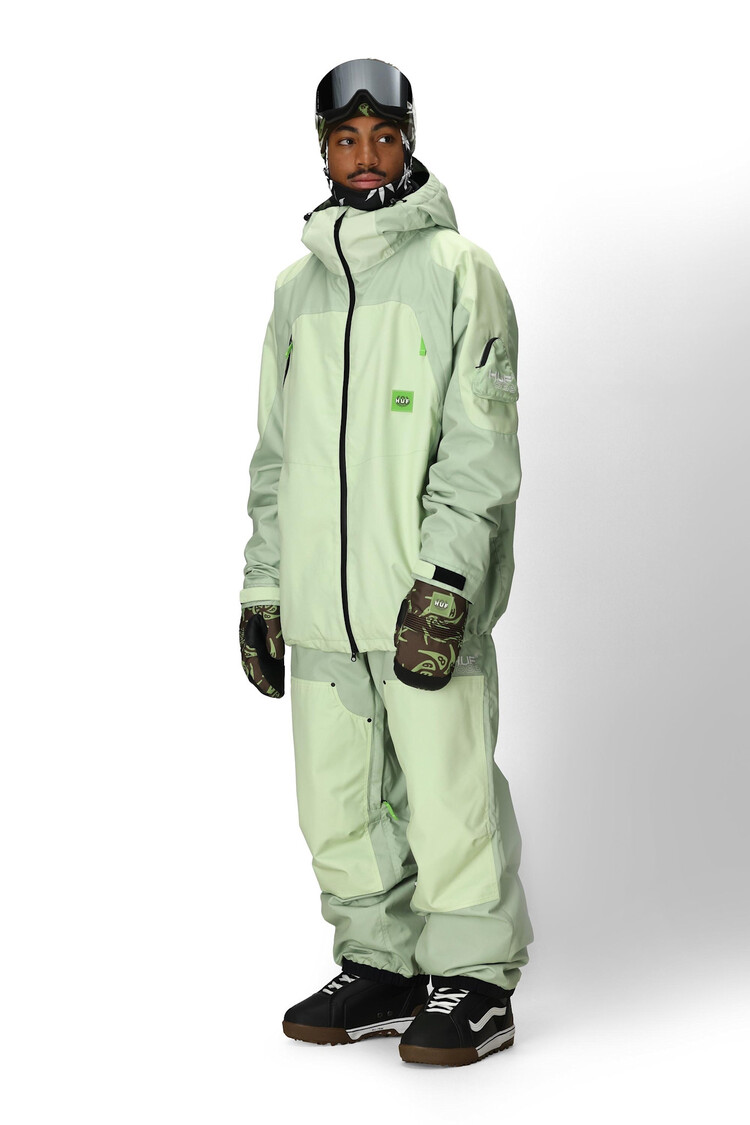 686 686 Huf Double H Shell Pant 2026 (Mens) | Huf Green Clrblk