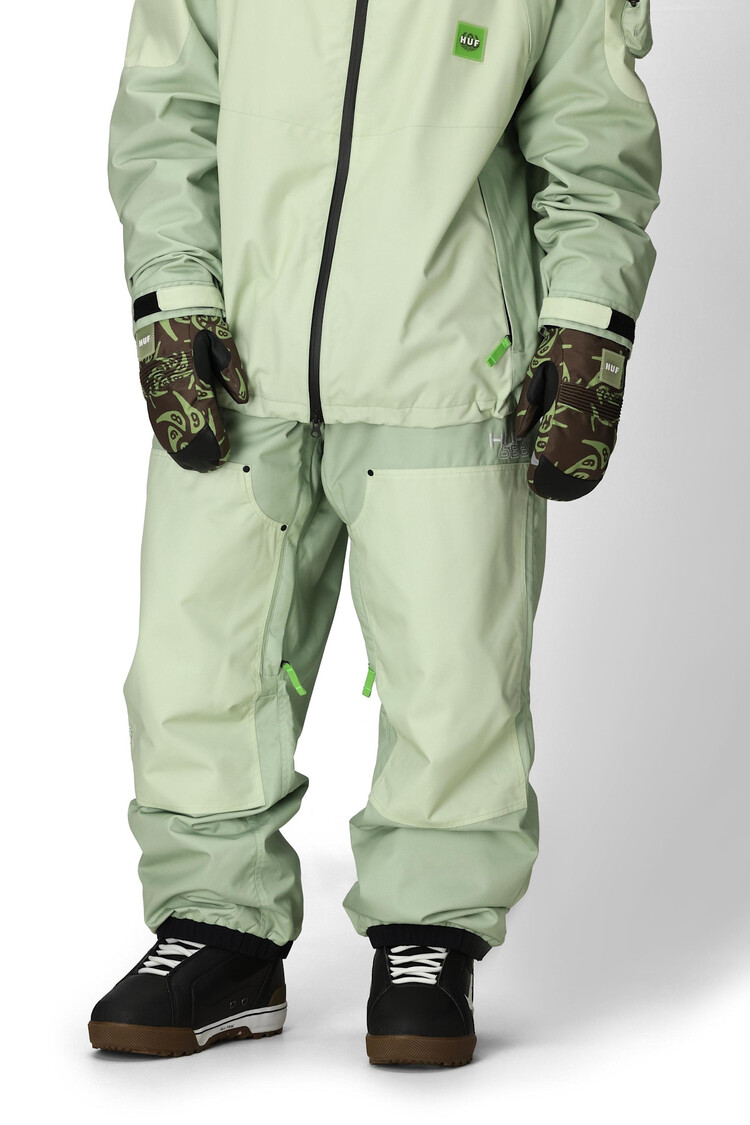 686 686 Huf Double H Shell Pant 2026 (Mens) | Huf Green Clrblk