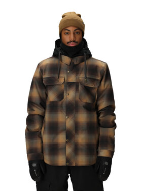 686 686 Woodland Insulated Jacket 2026 (Mens) | Caramel Plaid