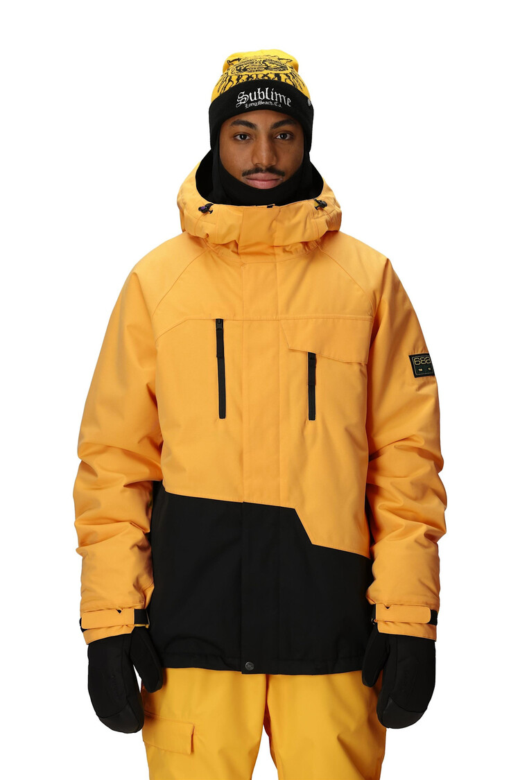 686 686 Geo Insulated Jacket 2026 (Mens) | Yellow Gold Clrblk