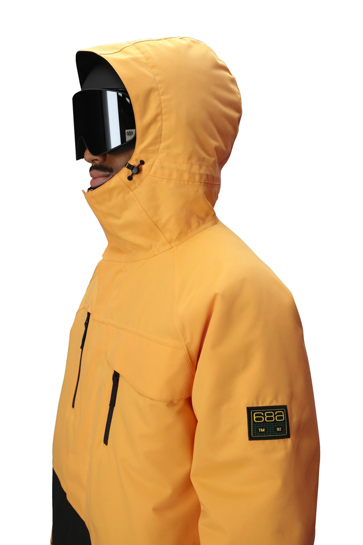 686 Geo Insulated Jacket 2026 (Mens) | Yellow Gold Clrblk - The
