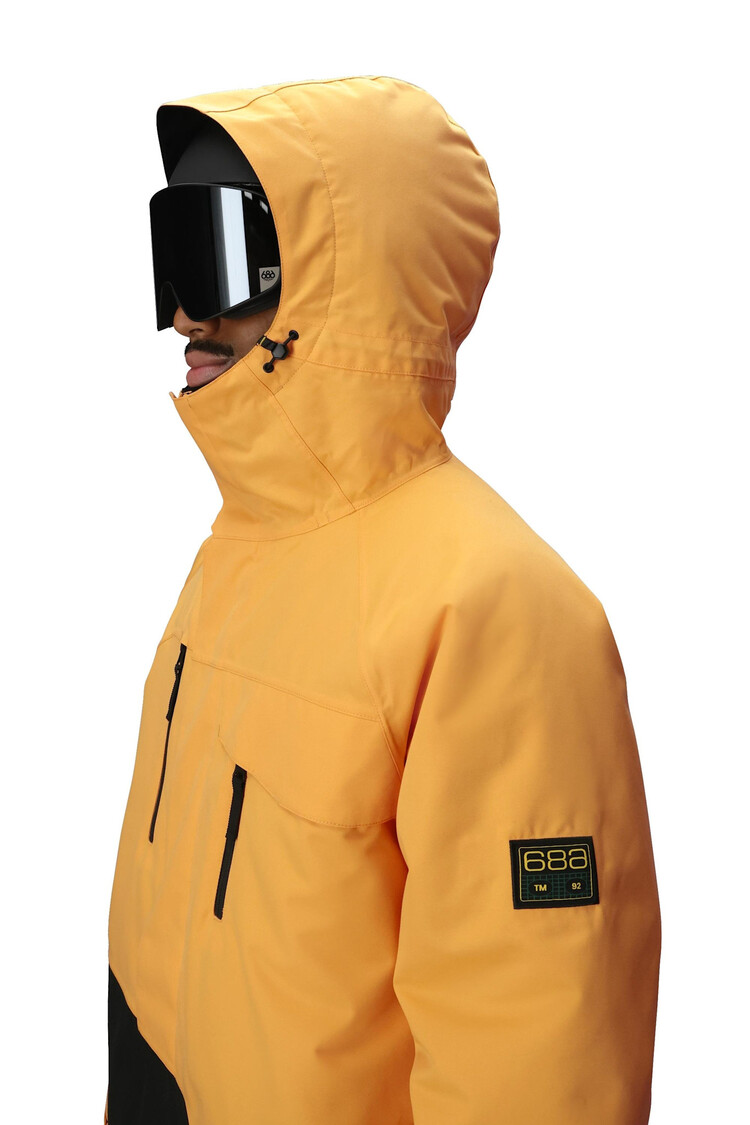 686 686 Geo Insulated Jacket 2026 (Mens) | Yellow Gold Clrblk