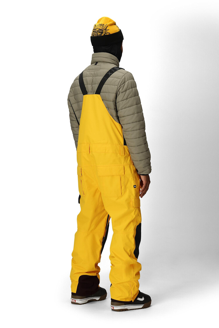 686 686 20K Hot Lap Shell Bib 2026 (Mens) | Yellow Gold Clrblk