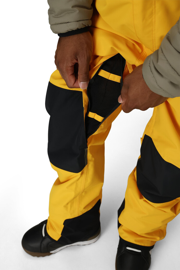 686 686 20K Hot Lap Shell Bib 2026 (Mens) | Yellow Gold Clrblk