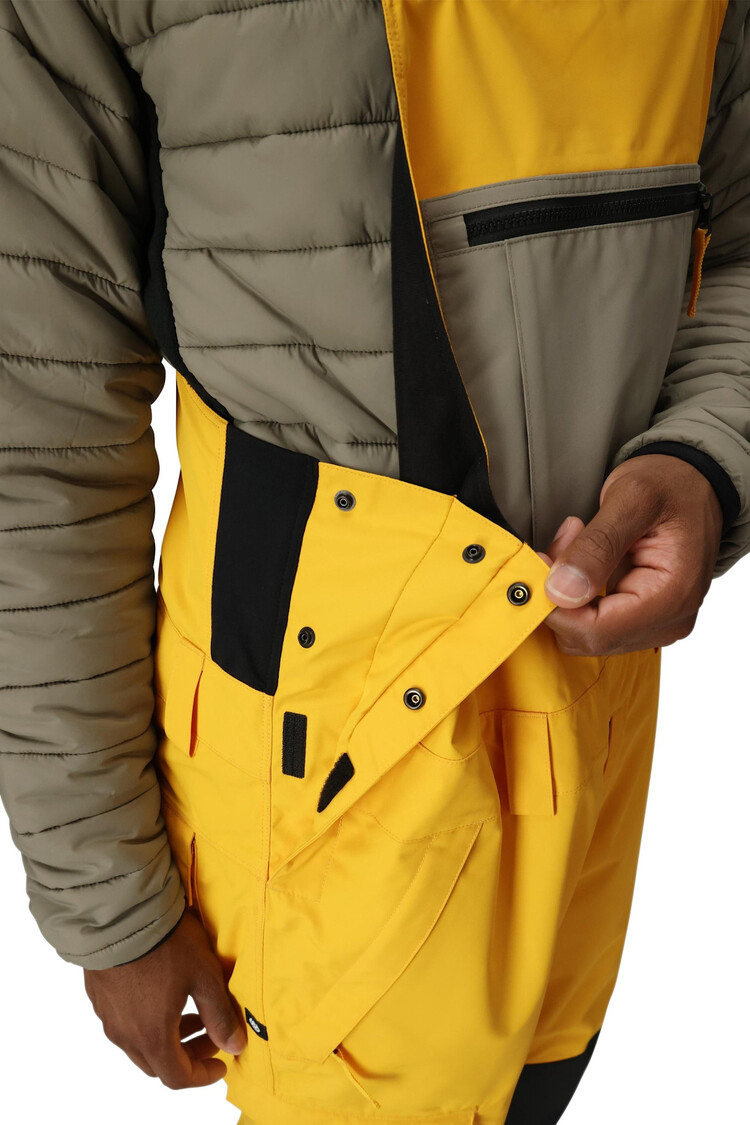 686 686 20K Hot Lap Shell Bib 2026 (Mens) | Yellow Gold Clrblk