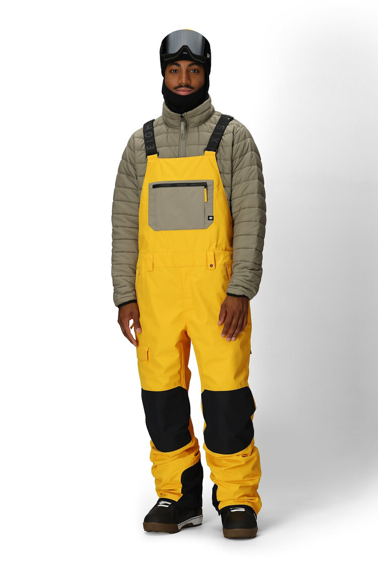 686 686 20K Hot Lap Shell Bib 2026 (Mens) | Yellow Gold Clrblk