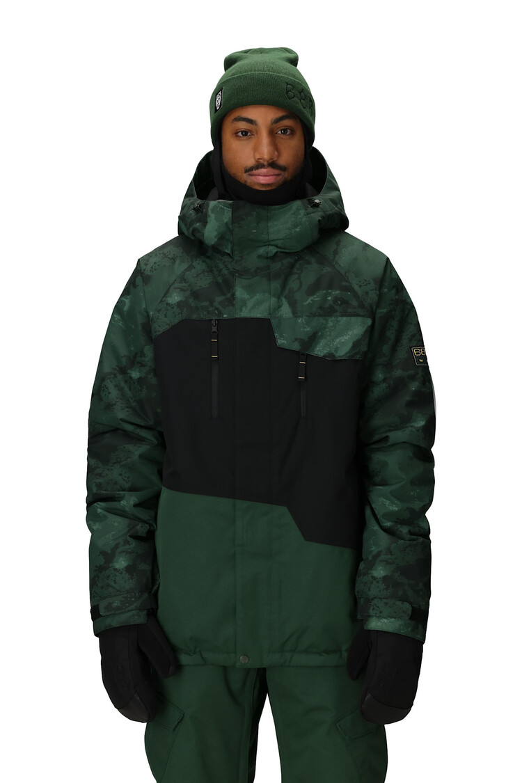 686 686 Geo Insulated Jacket 2026 (Mens) | Moss Green Clrblk