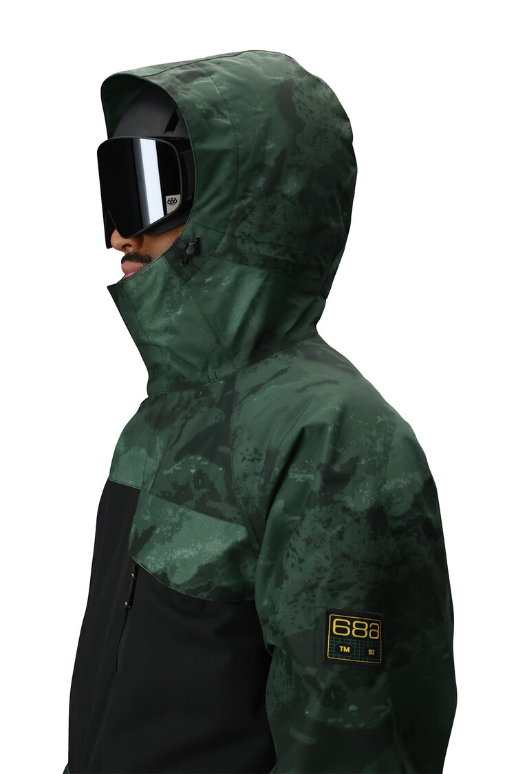 686 686 Geo Insulated Jacket 2026 (Mens) | Moss Green Clrblk