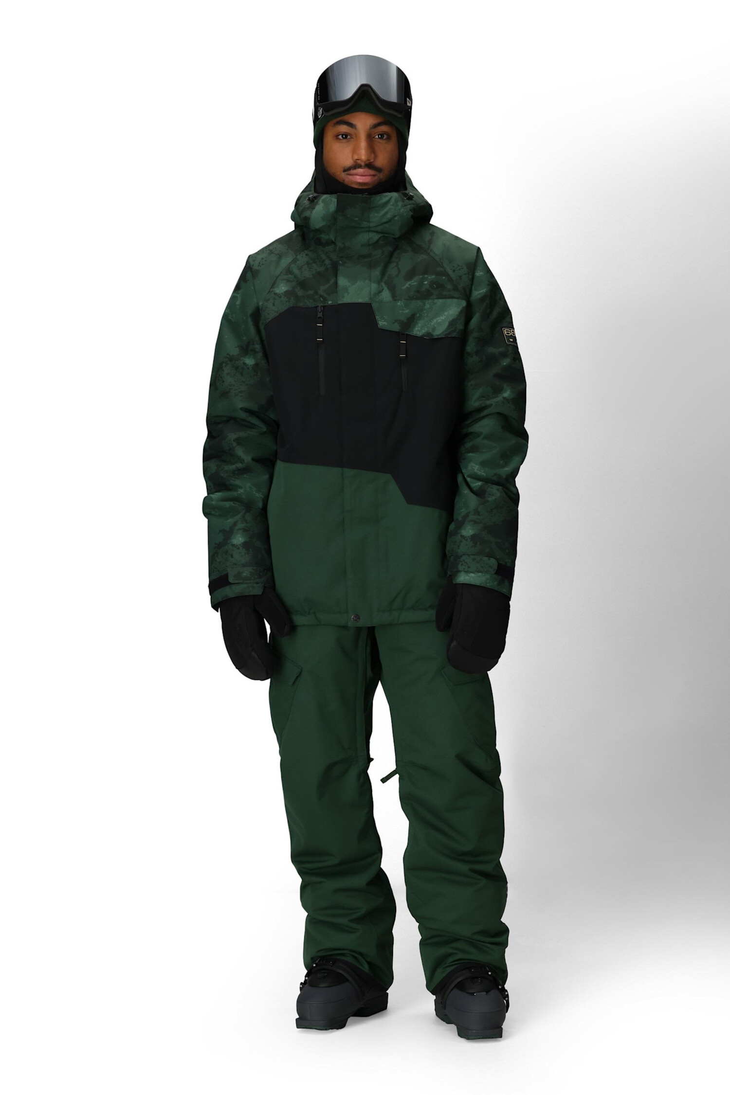 686 Geo Insulated Jacket 2026 (Mens) | Moss Green Clrblk - The