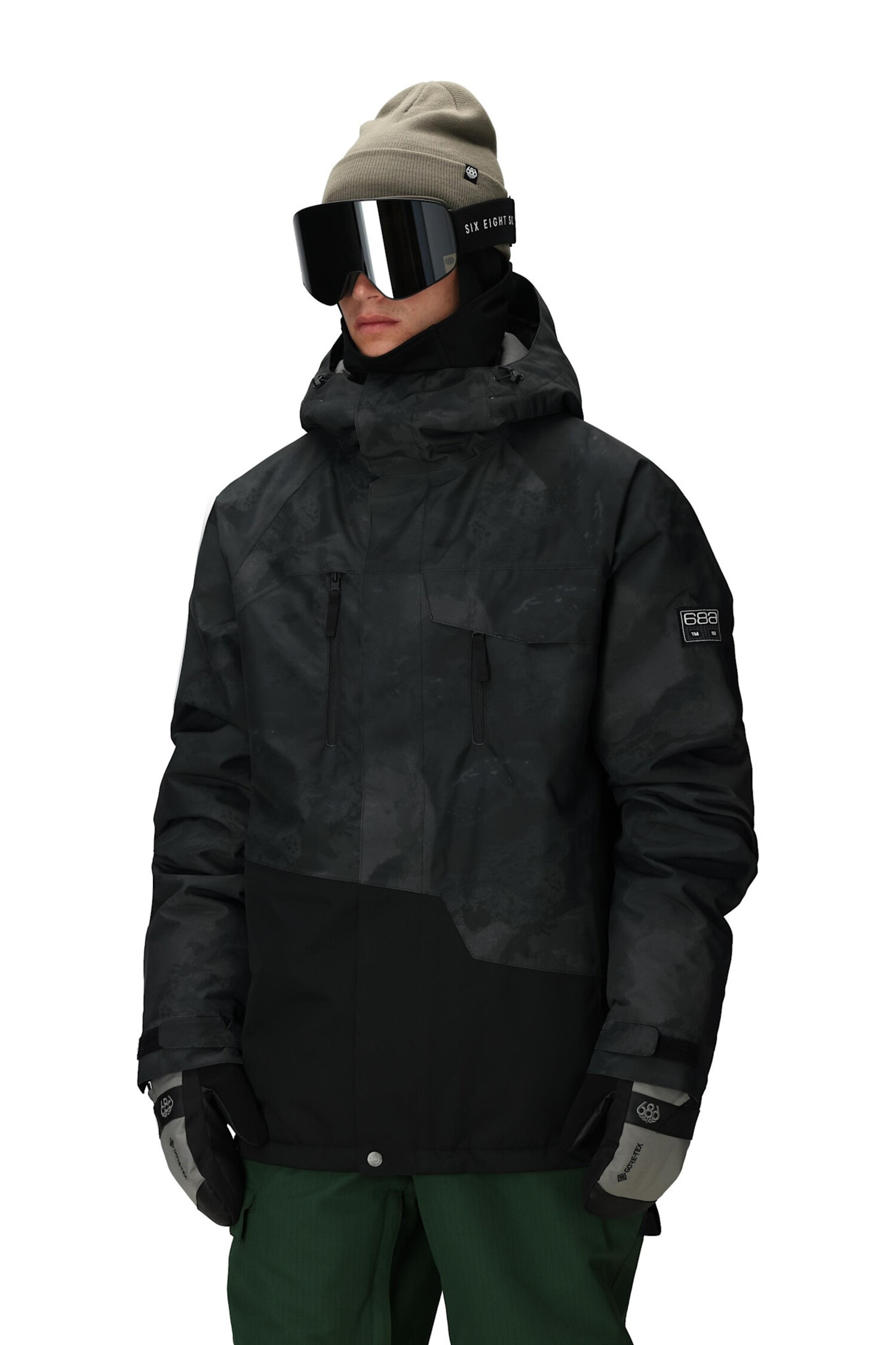686 Geo Insulated Jacket 2026 (Mens) | Black Hemisphere - The Drop