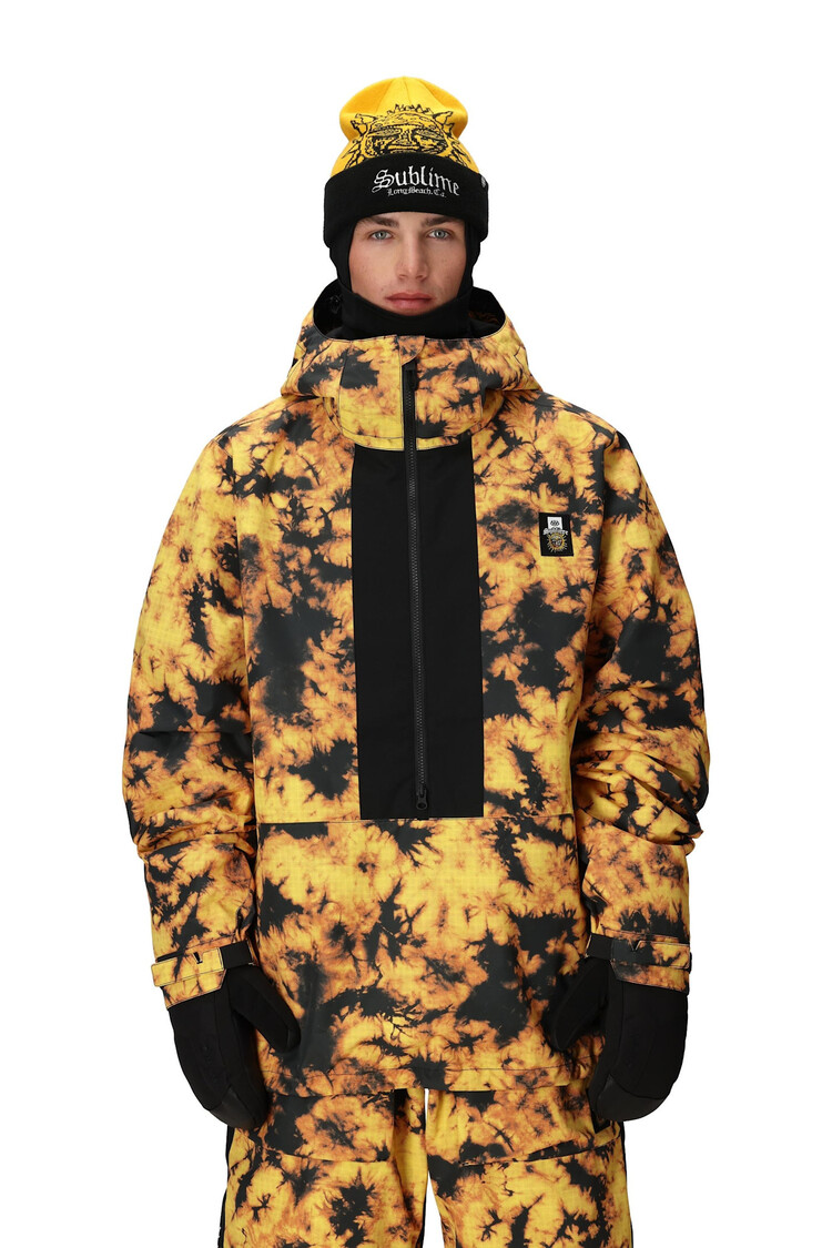 686 686 Sublime Shell Anorak 2026 (Mens) | Sublime Orange Tie Dye