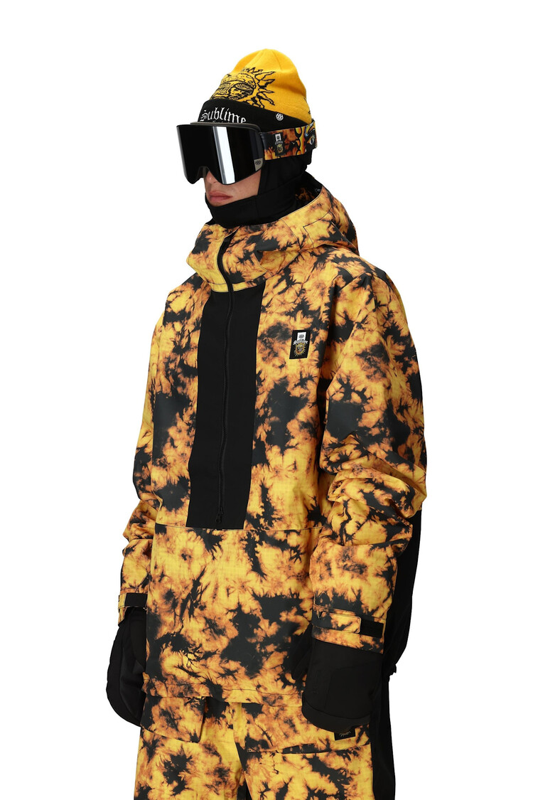 686 686 Sublime Shell Anorak 2026 (Mens) | Sublime Orange Tie Dye