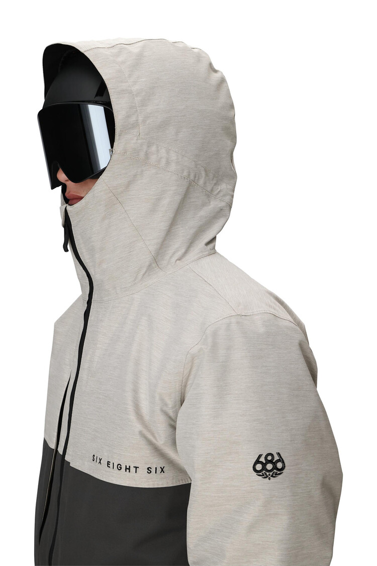 686 686 Smarty 3-In-1 Form Jacket 2026 (Mens) | White Heather Clrblk