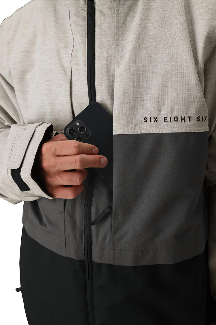 686 686 Smarty 3-In-1 Form Jacket 2026 (Mens) | White Heather Clrblk