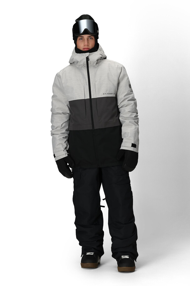 686 686 Smarty 3-In-1 Form Jacket 2026 (Mens) | White Heather Clrblk
