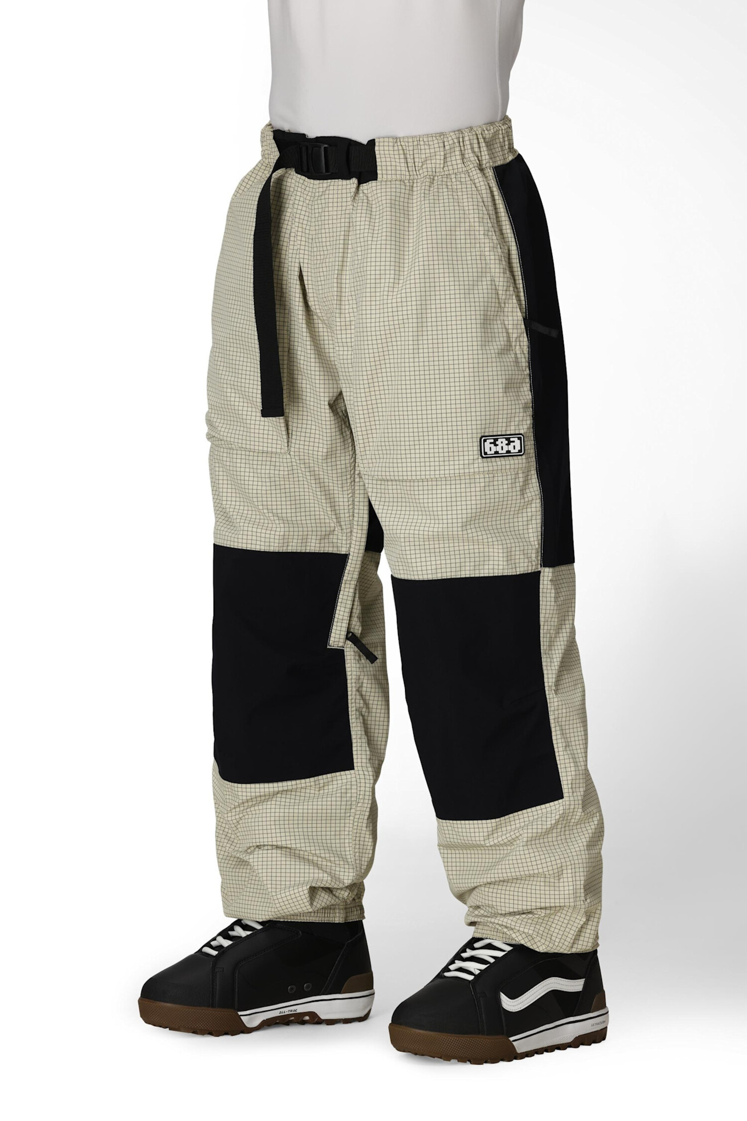 686 Ghost 2.5L Pant 2026 (Mens) | Limestone Grid - The Drop Rideshop