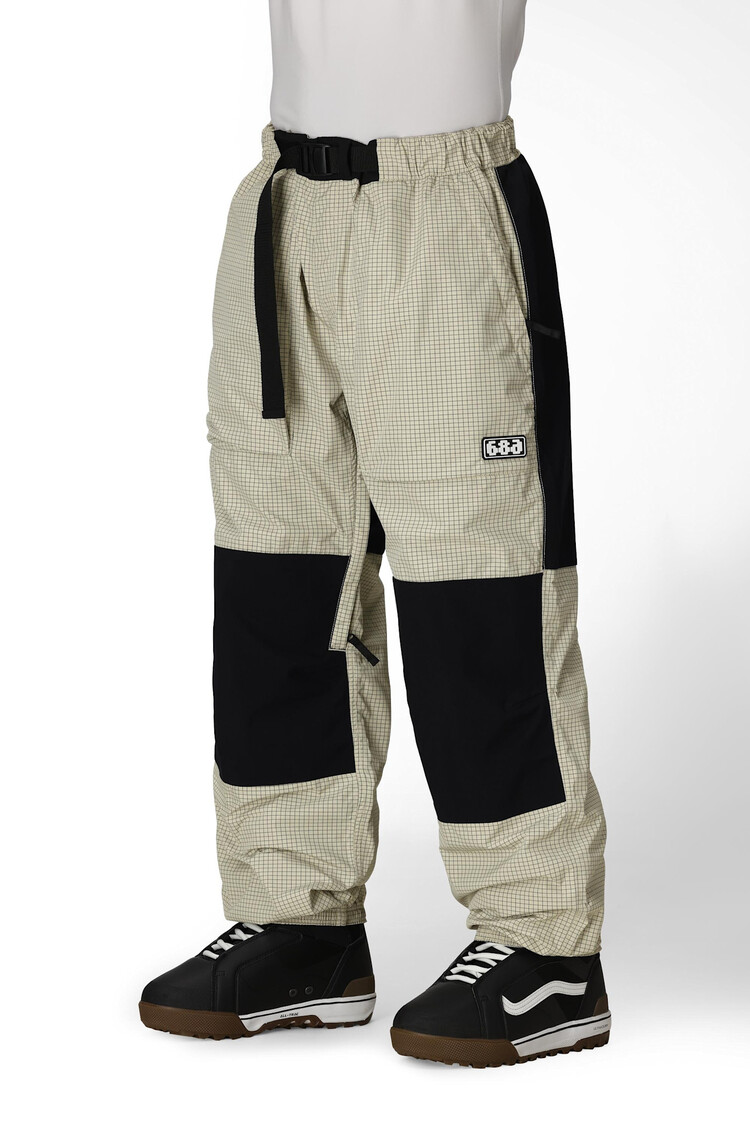686 686 Ghost 2.5L Pant 2026 (Mens) | Limestone Grid
