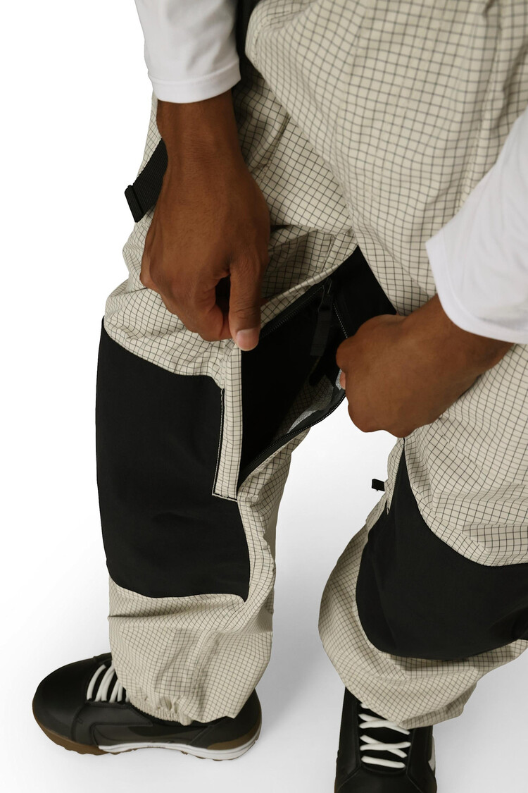 686 686 Ghost 2.5L Pant 2026 (Mens) | Limestone Grid