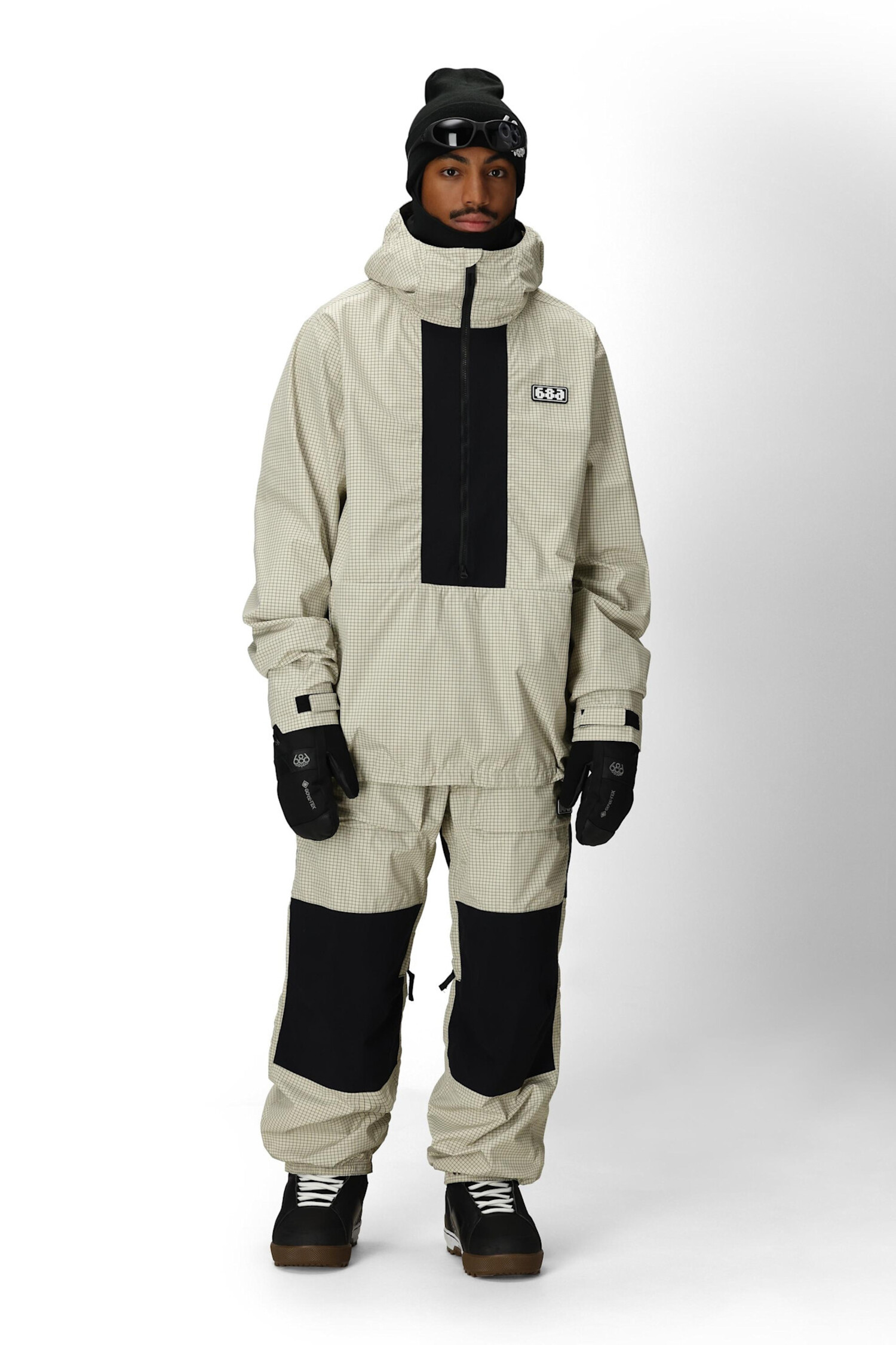 686 Ghost 2.5L Pant 2026 (Mens) | Limestone Grid - The Drop Rideshop