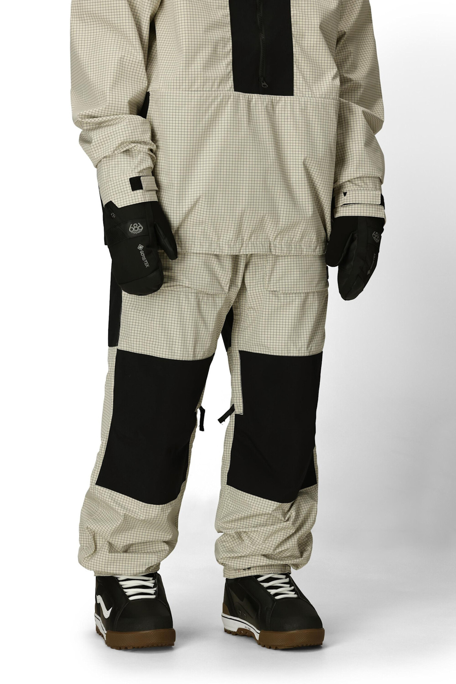 686 Ghost 2.5L Pant 2026 (Mens) | Limestone Grid - The Drop Rideshop