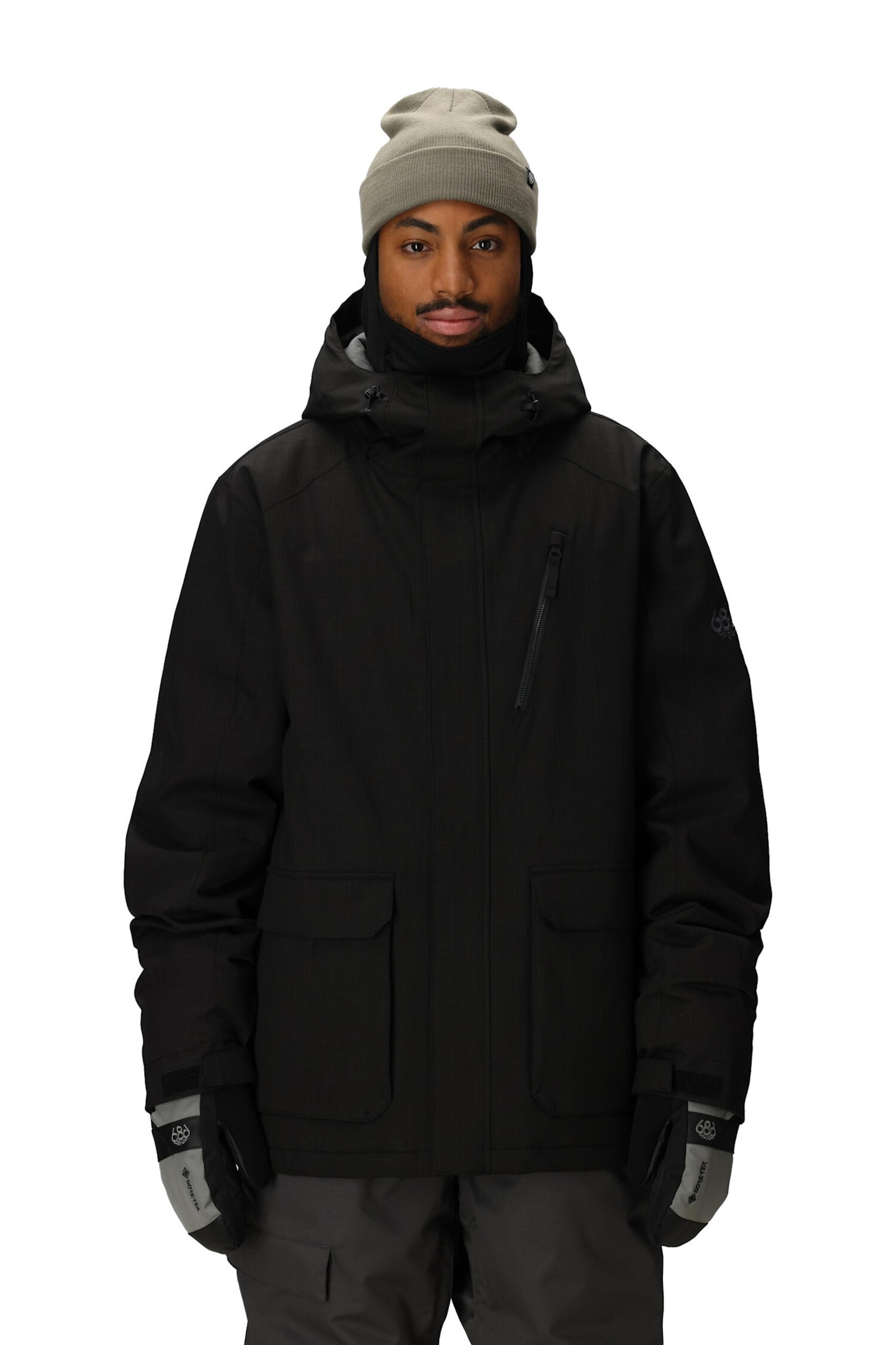 686 Nightline Insulated Jacket 2026 (Mens) | Black Herringbone