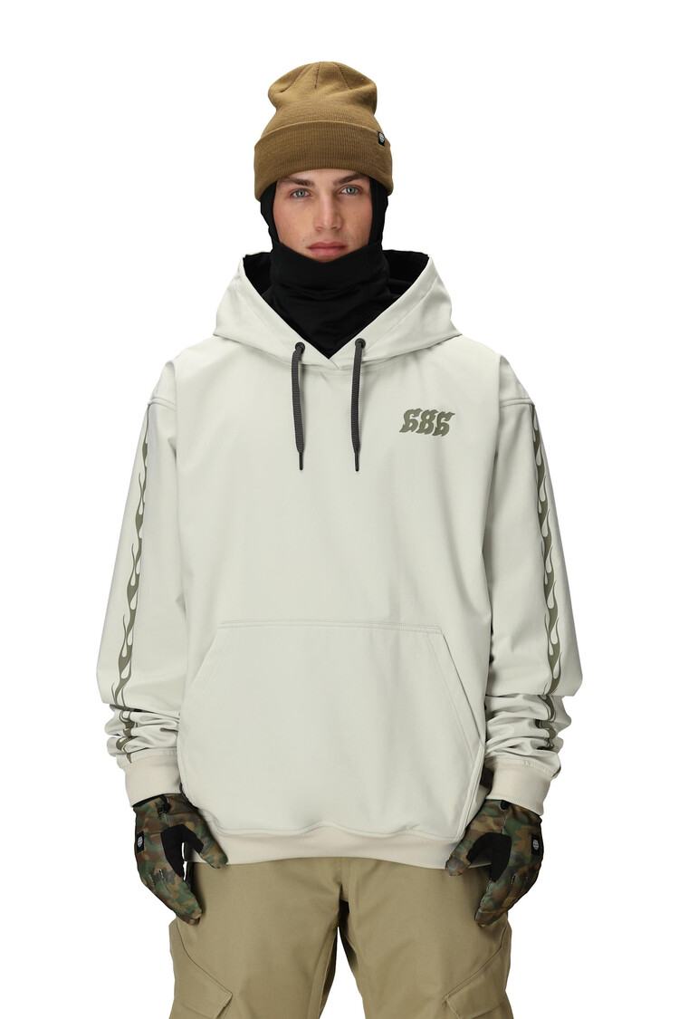 686 686 Waterproof Team Hoody 2026 (Mens) | Limestone