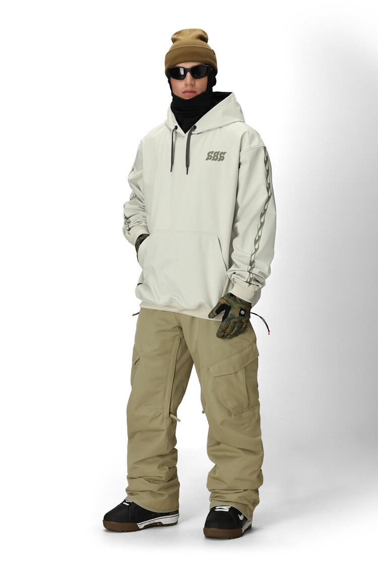 686 686 Waterproof Team Hoody 2026 (Mens) | Limestone