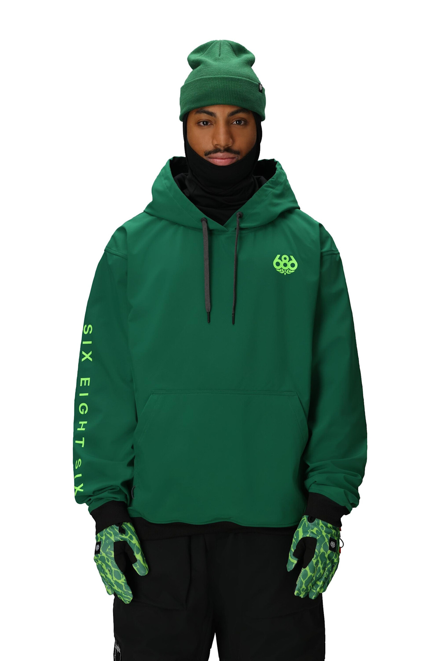 686 Waterproof Team Hoody 2026 (Mens) | Emerald Green - The Drop