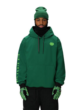 686 686 Waterproof Team Hoody 2026 (Mens) | Emerald Green