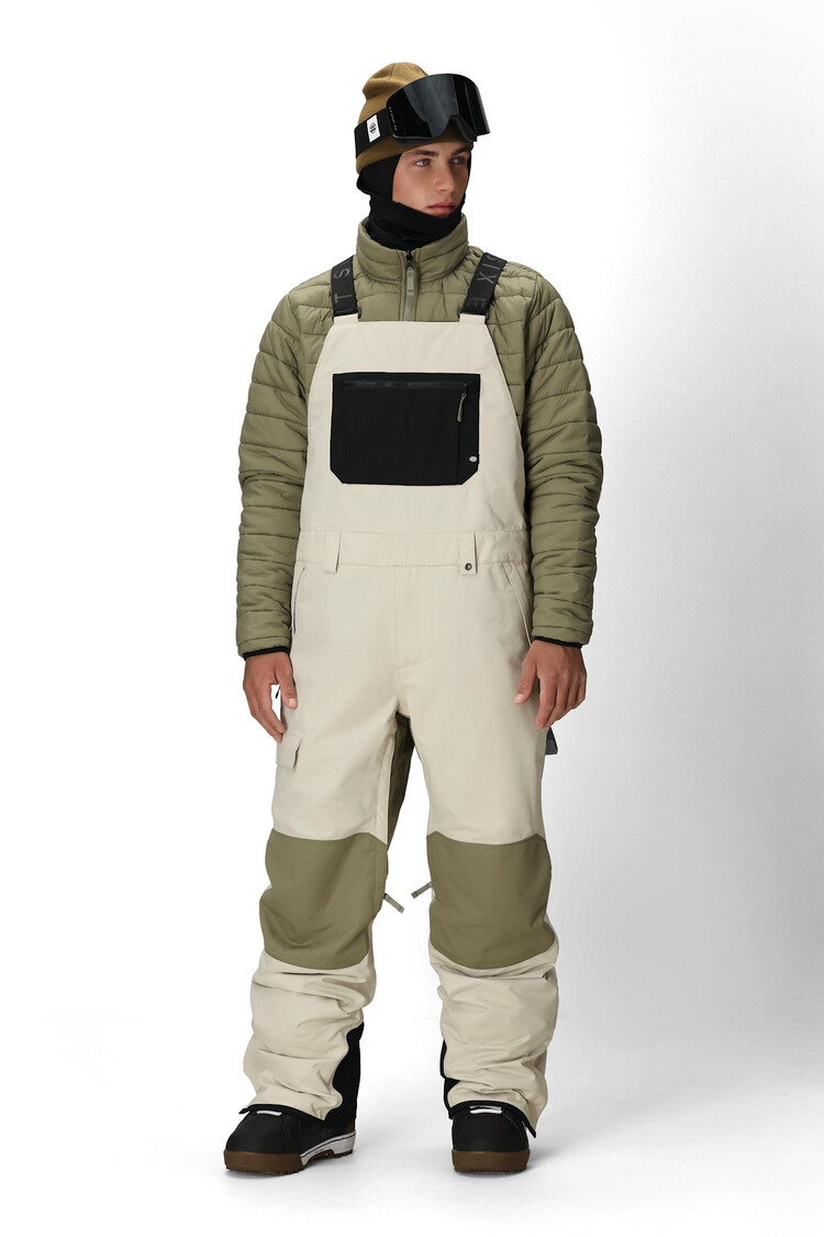686 686 Hot Lap Insulated Bib 2026 (Mens) | Limestone Clrblk