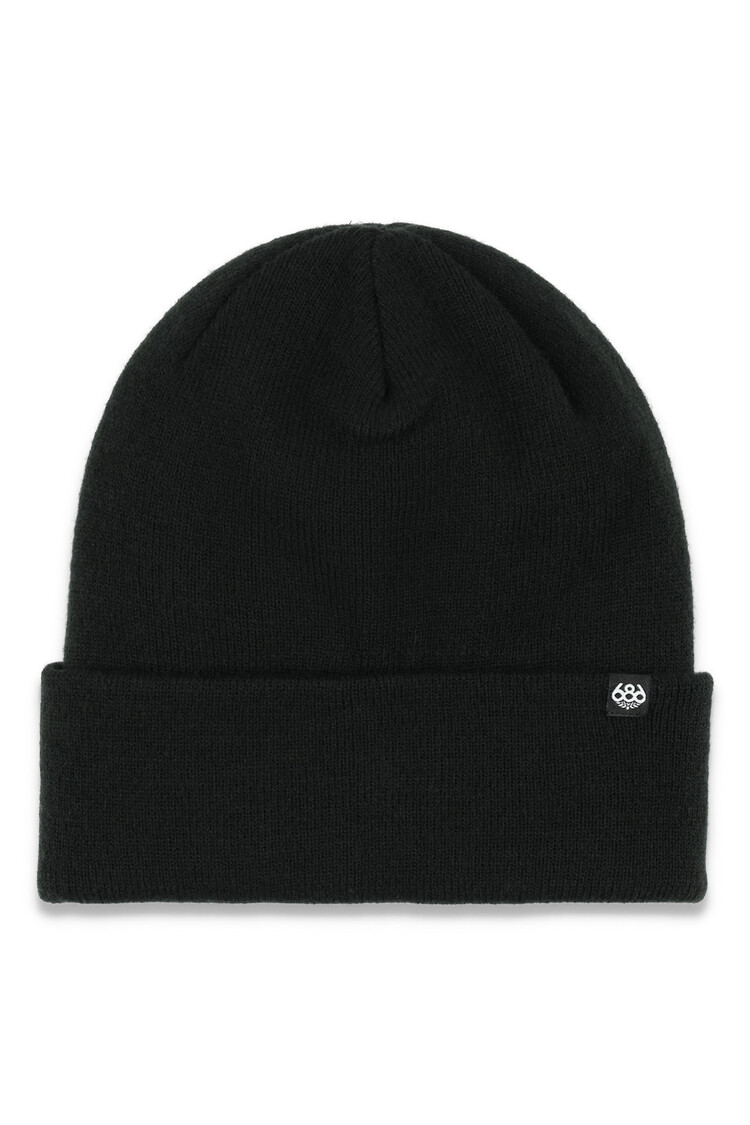 686 686 Standard Roll Up Beanie 2026 (Unisex) | Black