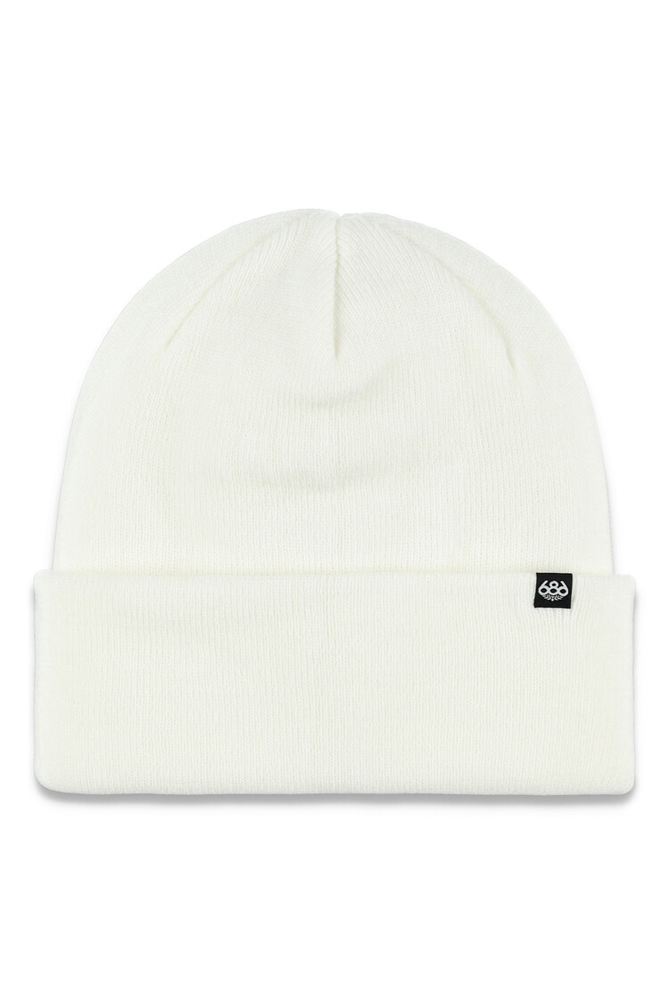 686 686 Standard Roll Up Beanie 2026 (Unisex) | White