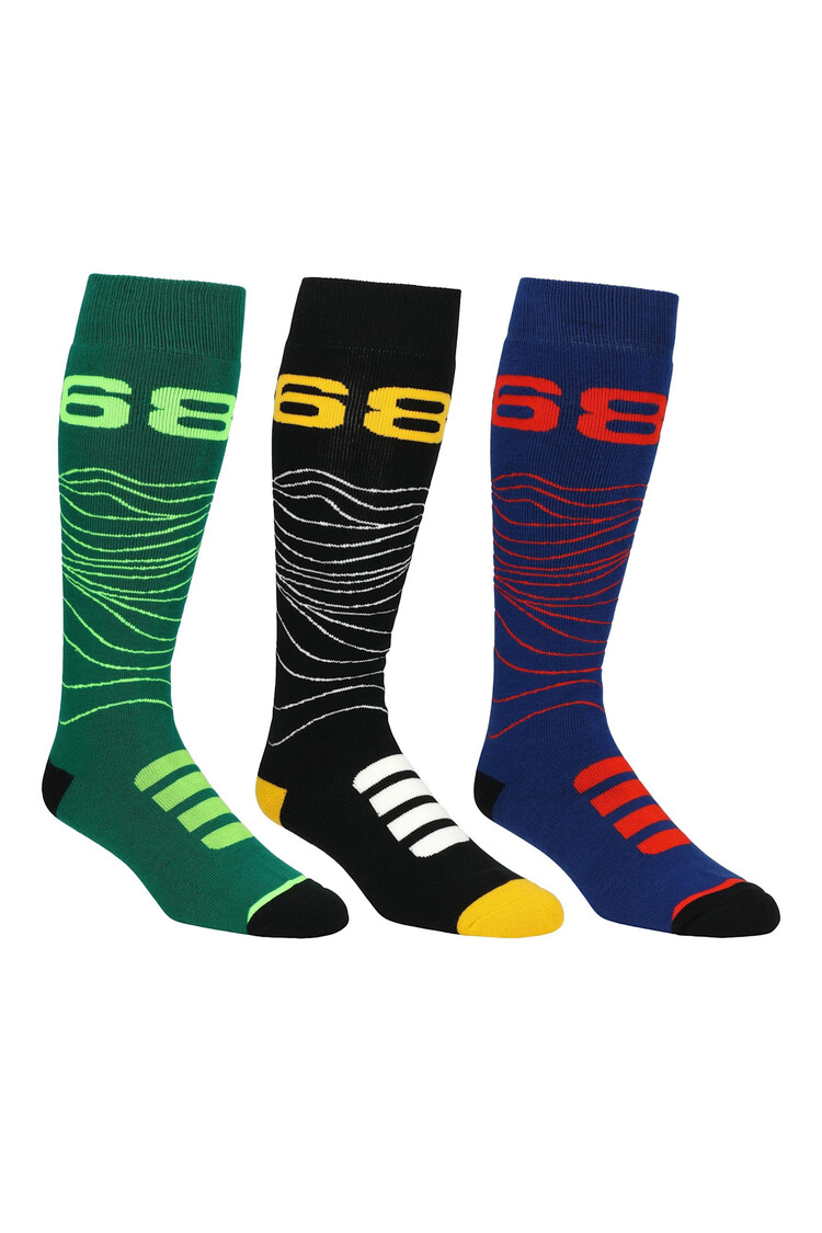686 686 Topo Socks-3Pk 2026 (Mens) | Assorted
