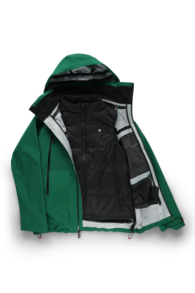 686 686 Smarty 3-In-1 Rodeo 3L Jacket 2026 (Mens) | Emerald Green