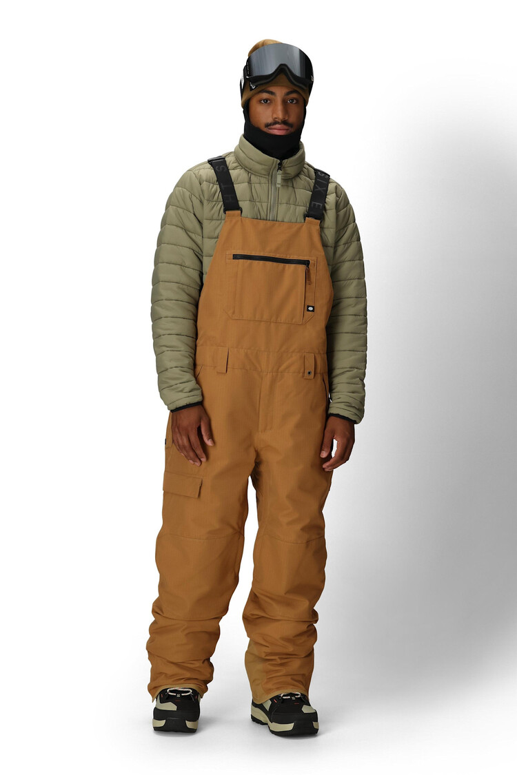 686 686 Hot Lap Insulated Bib 2026 (Mens) | Caramel Ripstop