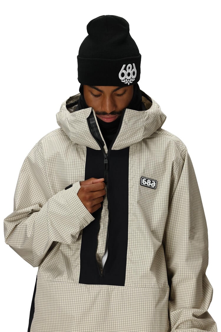 686 686 Ghost 2.5L Anorak 2026 (Mens) | Limestone Ripstop