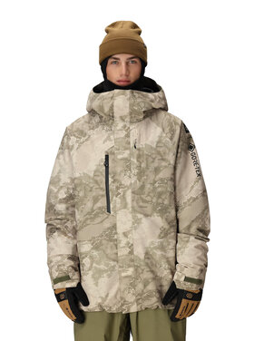 686 686 Gore-Tex Core Shell Jacket (Mens) | Limestone Hemisphere Print