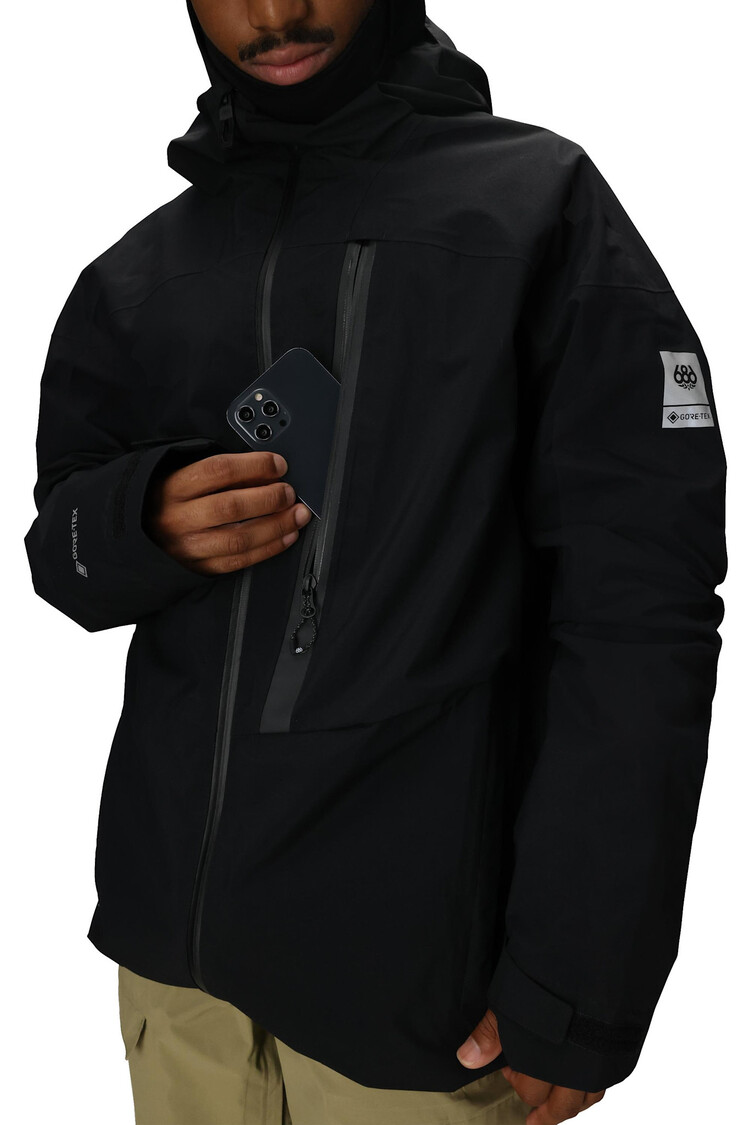 686 686 Gore-Tex Gt Thermagraph Jacket (Mens) | Black