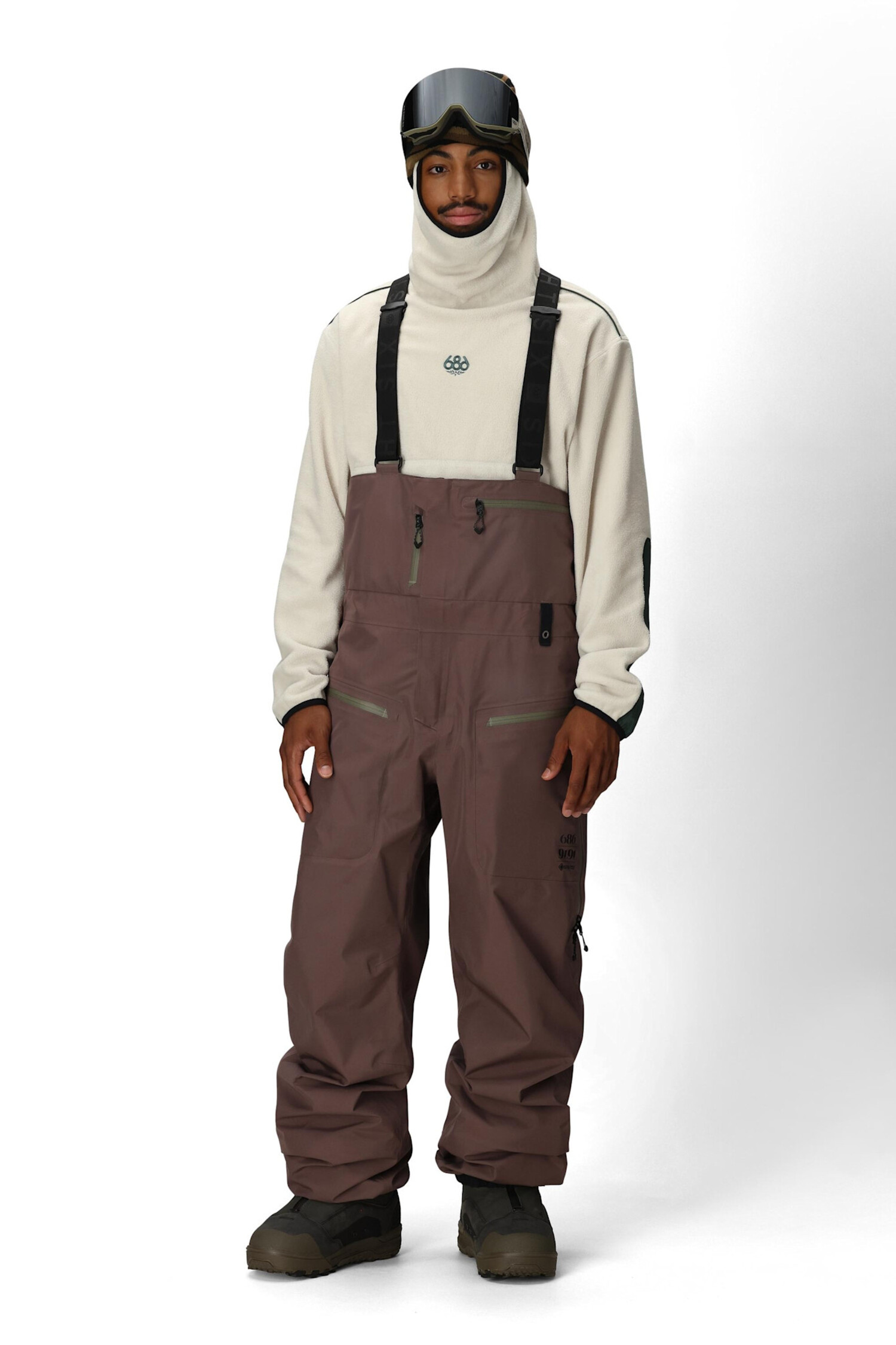 686 Gore-Tex 3L Atv Bib (Mens) | Peppercorn - The Drop Rideshop