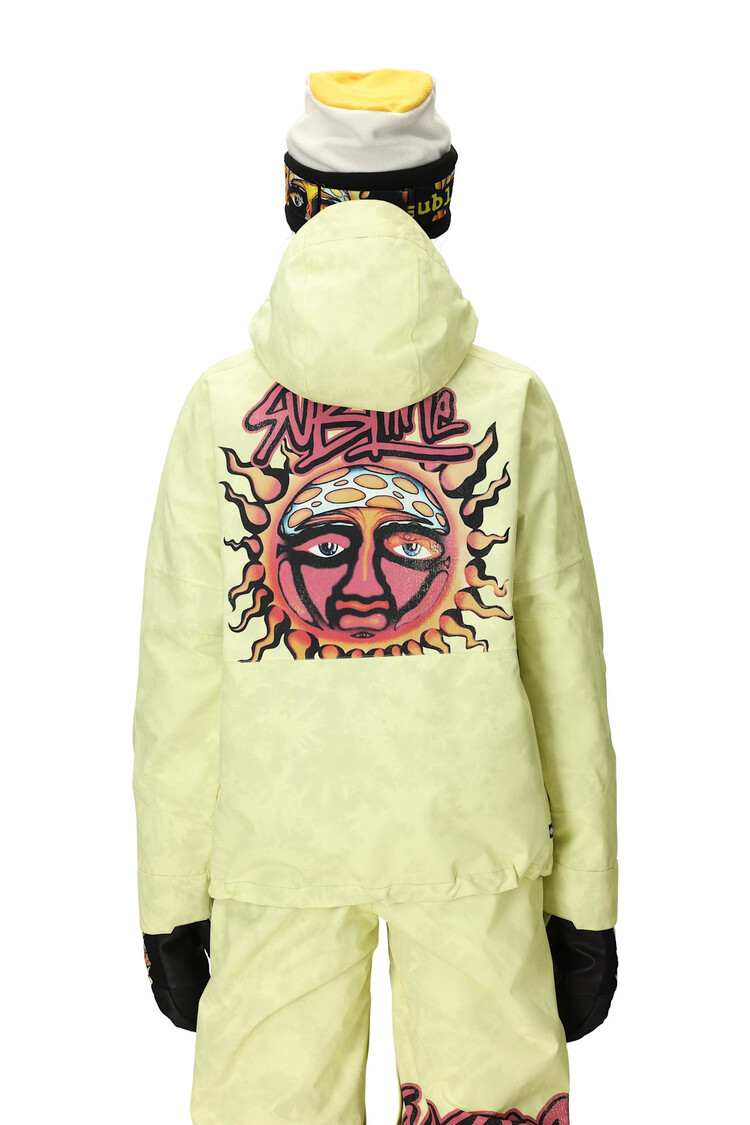 686 686 Sublime Shell Anorak 2026 (Womens) | Sublime Yellow Tie Dye